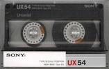 Compact Cassette: Sony  - UX 54