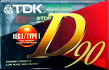 Compact Cassette: TDK  - D 90