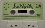 Compact Cassette Europa 120 Type I Normal USA