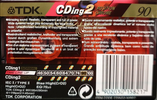 Compact Cassette: TDK  - CDing 2 90