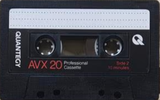 Compact Cassette: Unknown Quantegy - AVX 20