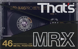 Compact Cassette: Taiyo Yuden Thats - MR-X 46