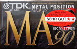 Compact Cassette: TDK  - MA 90