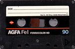 Compact Cassette: AGFA  - Ferrocolor HD 90