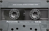 Compact Cassette Panasonic GX 46 "RT-GX46" Type I Normal 1989 Japan