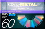 Compact Cassette: TDK  - CDing-Metal 60