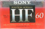 Compact Cassette: Sony  - HF 60