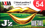 Compact Cassette: FUJI AXIA - J`z Metal 54