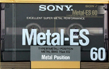 Compact Cassette: Sony  - Metal-ES 60