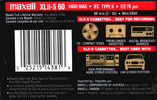 Compact Cassette: Maxell / Hitachi Maxell - XLII-S 60