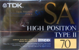 Compact Cassette: TDK  - SA 70