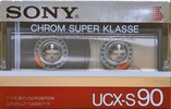 Compact Cassette Sony UCX-S 90 Type II Chrome 1985 Germany