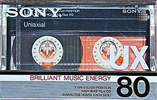 Compact Cassette: Sony  - UX 80