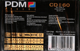 Compact Cassette: PDM Magnetics PDM - CD II 60