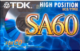 Compact Cassette: TDK  - SA 60