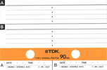 Compact Cassette: TDK  - AR Limited Edition 90