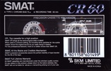 Compact Cassette: Sunkyong Magnetic Limited (SKM) Smat - CR 60