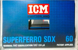 Compact Cassette: ICM  - SDX 60