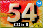 Compact Cassette: Sony  - CDix II 54