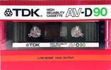 Compact Cassette: TDK  - AV-D 90