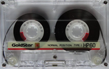 Compact Cassette: GoldStar / LG Goldstar - HP 60