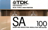 Compact Cassette: TDK  - SA 100