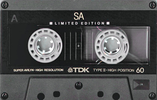 Compact Cassette: TDK  - SA 60