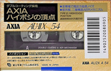 Compact Cassette: FUJI AXIA - AU-IIx 54