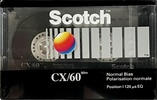 Compact Cassette: Sunkyong Magnetic Limited (SKM) Scotch - CX 60