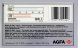 Compact Cassette: AGFA  - F-DX I 90