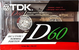 Compact Cassette: TDK  - D 60