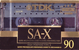 Compact Cassette: TDK  - SA-X 90