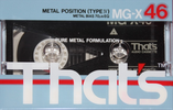 Compact Cassette: Taiyo Yuden Thats - MG-X 46