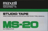 Compact Cassette: Maxell / Hitachi Maxell - Studio Tape MS 20