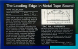 Compact Cassette:  Teac - MDX 46