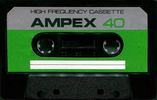 Compact Cassette Ampex 40 Type I Normal 1972 USA