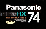 Compact Cassette: TDK Panasonic - HX 74