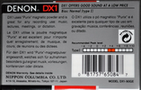 Compact Cassette: Nippon Columbia / Denon Denon - DX1 90