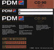 Compact Cassette:  PDM - CD II 90