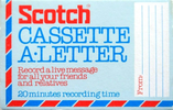 Compact Cassette: 3M Scotch - A-Letter 20