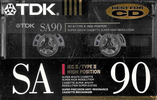 Compact Cassette: TDK  - SA 90