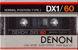 Compact Cassette: Nippon Columbia / Denon Denon - DX1 60