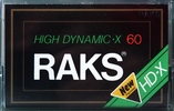 Compact Cassette: RAKS  - HD-X 60