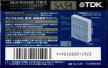 Compact Cassette: TDK  - SA 54