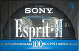 Compact Cassette: Sony  - Esprit-II 100