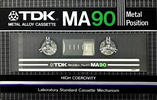 Compact Cassette: TDK  - MA 90