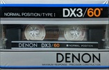 Compact Cassette: Nippon Columbia / Denon Denon - DX3 60