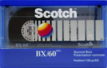 Compact Cassette: Sunkyong Magnetic Limited (SKM) Scotch - BX 60