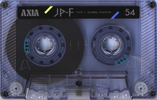 Compact Cassette AXIA JP-F 54 "JP-F B 46" Type I Normal 1988 Japan