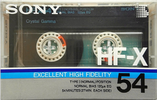 Compact Cassette: Sony  - HF-X 54